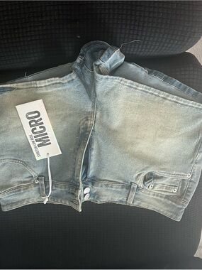 refuge Faded Blue Denim Short